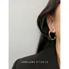 Pendientes de Aro Grandes Repelentes de Mosquitos de Gama Alta, Pendientes de Clip sin Agujero, Pendientes Pequeños que Muestran el Rostro Redondo, Estilo de Verano Elegante para Mujer