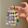 Cadena para Teléfono Dopamina Cubos de Queso Caramelos de Colores Cuentas Funda para Auriculares Llavero Accesorios Dijes para Bolsos Venta al por Mayor
