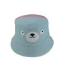 Chapéu de Pescador Infantil Verão Novo Chapéu de Sol Estampa de Desenho Chapéu de Escavador Chapéu de Sol para Bebê Atacado T494