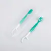 Cepillo de dientes desechable con perlas efervescentes, hilo dental, palillo de dientes, set de viaje para adultos, limpiador de lengua mini portátil para viajes de negocios