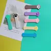 Nuevo Lindo Gato Largo que Gotea Aceite Garra de Gato Parche de Plástico Pasador Adorno para el Cabello Zapatos Sombrero Funda de Teléfono Accesorios Decorativos DIY