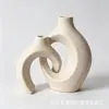 Jarrón 3D transfronterizo, florero entrelazado estilo nórdico, jarrón decorativo para escritorio de sala de estar y oficina