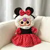 Vendendo Apenas Roupas de BonecaBoneca de 3 Anos com Corpo de Vinil Pelúcia Grande 400%, Vestido Vermelho Clássico de Bolinhas com Gola de Pérola