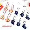 Pingente Acrílico Gato Maçã, Chaveiro Fofo Gatinho Estilo Ins, Pingente Decorativo Fofo para Estojo e Bolsa