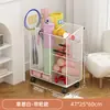 Cesta de Almacenamiento para Esterillas de Yoga, Estante de Almacenamiento para Equipos Deportivos y de Fitness en Casa, Estante de Almacenamiento Doméstico para Rellenar Espacios para Bádminton y Baloncesto