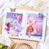 Pegatinas de Día Hermoso: Serie Flores en Flor y Mariposas, 5 Pegatinas Incluidas, 6 Diseños