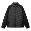 Nueva Chaqueta de Algodón con Relleno de Plumas Gruesa para Hombre Abrigo Cálido de Algodón Acolchado de Algodón con Puños