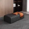 Banco Rectangular para Cambiar Zapatos en Casa, Reposapiés de Sofá, Banco de Descanso para Tienda de Ropa, Banco al Pie de la Cama en Vestidor y Dormitorio, Piel de Garra de Gato