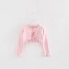 Cárdigan de punto estilo coreano para niñas, chal pequeño, abrigo, camisa de aire acondicionado, suéter cárdigan para niños y bebés, primavera y otoño, dropshipping de una pieza