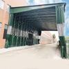 Corredor retrátil toldo engrenagem movendo galpão ao ar livre à prova de chuva push-pull canopy