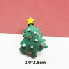 En stock Serie de árboles de Navidad Accesorios de resina Hechos a mano Decoración navideña creativa Funda de teléfono DIY Accesorios para el cabello Al por mayor