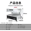 Churrasqueira elétrica comercial Miaoshun estilo japonês com fogo inferior, chapa elétrica ajustável, forno solar, grelha, forno-grelha estilo ocidental
