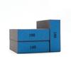 Fábrica de bloques de arena de esponja azul de cuatro lados de Dongguan, venta al por mayor, para carpintería, metal, desoxidación, pulido, esponja seca y húmeda