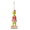 2025 Monstro de Cabelo Verde Grinch Pingente Plano de Acrílico para Feriado de Natal Fofo Monstro Verde Decorações Pingente
