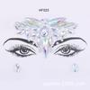 Adhesivo Diamante Esquina Cara Acrílico Adhesivo Cara Diamante Cristal Adhesivo Cara Maquillaje de Belleza Decoración DIY Adhesivo Diamante Protección Ambiental