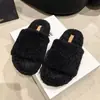 Pantuflas de pelo de celebridad de internet para mujer, calzado de exterior 2026, estilo coreano, nuevo otoño, suela gruesa, chanclas de una sola tira, pantuflas de algodón para el hogar de otoño e invierno
