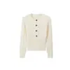 Suéter básico de punto trenzado de manga larga estilo coreano para mujer, otoño e invierno, entallado a la cintura, adelgazante, único, hermoso y cálido, top interior