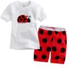 Roupas de Casa Amarelas de Desenho Animado de Manga Curta para Meninos Roupas Infantis Roupa de Verão Primavera Roupa para Ar Condicionado Pijama K207
