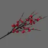 Flores Artificiales de Flor de Ciruelo, Ramos de Flores Falsas, Decoración de Escena de Boda, Arreglos Florales, Flores de Seda, Decoraciones de Flores Falsas, Venta al por Mayor de Fabricantes