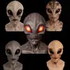 Máscara de Alienígena Nueva para Sitios Web Independientes, Casco de Látex de Terror para Halloween, Máscara de Ovni Cosplay, Casco Peculiar
