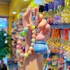 Llavero original de calabaza transparente electrochapado, colgante para llave de coche, llavero para bolso, accesorio para teléfono, pequeño regalo