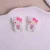 Caballo de Madera Lindo y Gatito DIY Resina Funda para Teléfono Llavero Accesorios Decoración de Coche Accesorios para el Cabello Pasador Parche Adornos