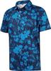 Nova Camisa Polo Masculina Amazon Transfronteiriça Europeia e Americana Manga Curta Secagem Rápida 3D Havaiana para Golfe 2024