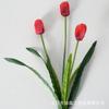 Ramo de tulipanes de 3 cabezas, simulación de tulipán, para boda, hogar, sala de estar, flores decorativas, tela de seda, flores artificiales falsas, accesorios de fotografía al por mayor