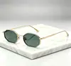 Gafas de Sol Poligonales Personalizadas de Estilo Nuevo con Montura Pequeña Gafas de Sol de Celebridad Ins Europeas y Americanas Gafas de Sol Retro Moda Tendencia