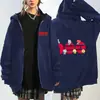 Cárdigan Sudadera con Merchandising de Grupo K-Pop, Sudadera con Capucha con Cremallera Estampada Arirang World Tour, Ropa Casual Holgada de Apoyo para Fans