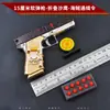 Pistola de Balas Suaves Modelo 15CM Plegable Águila de Arena Orden de Búsqueda Pirata Juguete de Imitación para Niños Niño Ciencia y Educación Seguridad Accesorios Modelo
