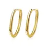 Pendientes de Lujo Accesibles Seleccionados Cuidadosamente S925 Plata Transfronterizos para Mujer, Chapado en Oro Chapado en Diamante Versátiles de Alta Gama Populares Pendientes Simples