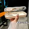 Estuche Transparente para Gafas con Forma de Nube, Estuche para Gafas Resistente a la Presión y Anti-Caídas, Estuche Portátil para Gafas de Miopía, Estuche para Gafas de Sol, Lindo Doraemon