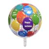 Coreia do Sul ins transfronteiriço novo 22 polegadas transparente 4D Balão infantil aniversário feriado festa decoração balão atacado