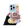 Funda Magnética Creativa Shin-Chan para Teléfono Móvil Apple 17Promax iPhone16 Soporte 15 Dibujos Animados 14 Coreana