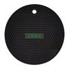 69g favo de mel redondo Silicone Placemat impresso LOGO montanha-russa placemat placemat impermeável à prova de derramamento esteira de silicone tigela