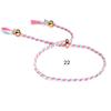 Pulseira Amazon Mais Vendida Contas de Cobre Pulseira de Borla Algodão Colorido Taler Corda de Mão Masculina e Feminina ins Yiwu Comércio Exterior Novo Estilo