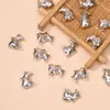 Acessórios de prata do Tibete com dupla face dos doze signos do zodíaco pingente DIY feito à mão pulseira de contas do zodíaco acessórios de joias atacado