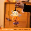 Halloween Crianças Handmade DIY Vara Torcida Cabeça de Abóbora Luminosa Colorida Mola Engraçada e Fofa Adereços de Fantasia