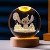 Comercio Exterior Venta Caliente Bola de Cristal Luz de Noche Dibujos Animados Anime Adornos Lámpara de Cielo Estrellado Luminosa Regalos Pequeños Creativos Venta al por Mayor Transfronteriza