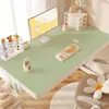 Toalha de Mesa e Jogo Americano, Cor Sólida, Simples, Luxo Leve, Sensação de Alta Qualidade, Protetor de Mesa, Impermeável, À Prova de Óleo, Lavável, Mesa de Estudo, Mesa de Escritório, Mesa de Chá