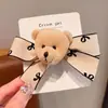 Osito de Mantequilla Lindo Pasador para el Cabello de Mujer Dibujos Animados de Felpa para Flequillo Lateral Pasador Ins Nicho Todo-partido Tocado Accesorios para el Cabello