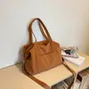 Bolsa Tote Feminina Simples de Grande Capacidade 2026 Nova Bolsa de Mão com Alça de Ombro Moda Chique para o Dia a Dia Bolsa Transversal Bolsa Feminina