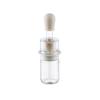 Botella con Cepillo de Aceite de Silicona, Grado Alimenticio, con Botella, Vidrio Resistente a Altas Temperaturas para Uso Doméstico, Botella de Aceite para Hornear y Asar en la Cocina con Cepillo Integrado y Tapa