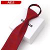 Corbata Formal de Negocios para Hombre Oumus, Corbata Ancha para Trabajo Boda Cremallera Perezosa Fácil de Jalar para Hombre