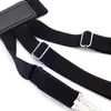2025 Popular Universal Simple Elástico Ajustable Tres Clips Clip para Camisa Clip para Calcetines Versátil para Negocios Listo para Usar Limpio para Hombres