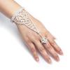 Moda europea y americana para damas, pulsera de dedo con diamantes de imitación, sexy de discoteca, pulsera de amor de diamantes completos, accesorios transfronterizos, pulsera