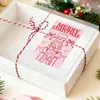 Caja de Empaque para Horneado Navideño Caja de Empaque para Pastel Caja de Empaque para Tiramisú Caja para Pasteles Pequeños Navideños a Temperatura Ambiente