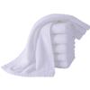 Toalla blanca desechable directa de fábrica Hotel Hotel Baño fábrica de alimentos pelusa absorbente toalla blanca