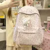 Mochila Fresca y Sencilla Estilo Coreano para Estudiantes Universitarias, Mochila Sencilla y Elegante, Mochila Ligera y de Gran Capacidad para Estudiantes de Preparatoria